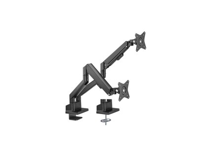 Držák monitoru Brateck LDT62-C024 dvě ramena vedle sebe plynová vzpěra