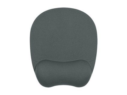 Podložka pod myš, ergonomická, paměťová pěna, šedá, Powerton
