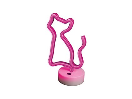 Neon LED on a stand CAT pink FSNE02 Forever Light