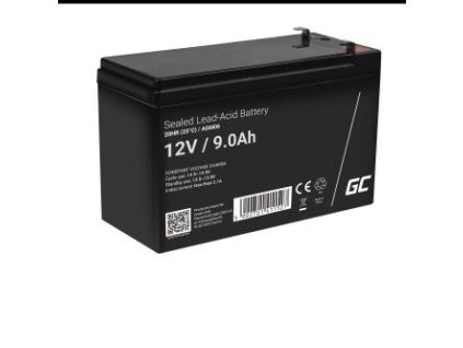 Green Cell VRLA AGM 12V, 2.1A, zabezpečovací, solární, protipožární systémy,, 9Ah