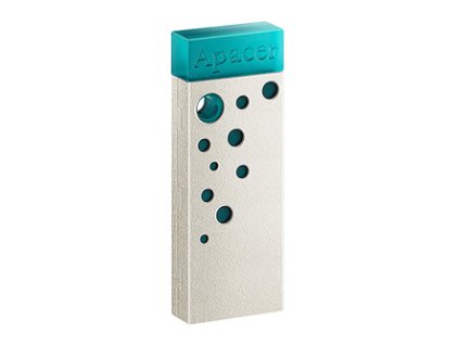 Apacer USB flash disk, USB USB 2.0, 32GB, AH11J, Turquoise green, AP32GAH11JG-1, USB A, dustproof,waterproof