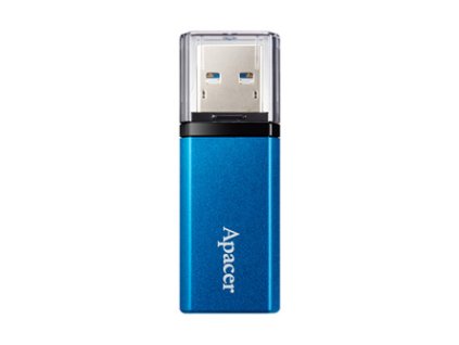 Apacer USB flash disk, USB USB 3.2 Gen1, 64GB, AH25C, modrý, AP64GAH25CU-1, USB A, s krytem
