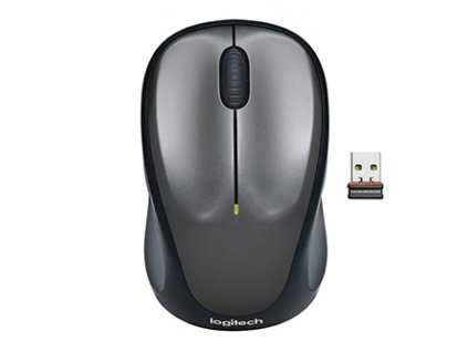Myš bezdrátová, Logitech M235, šedá, optická, 1000DPI
