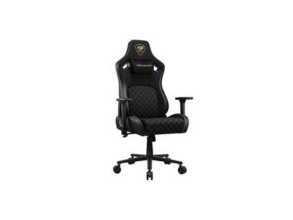 COUGAR herní židle DEFENSOR GOLD F (Tkaná látka) - černá/zlatá