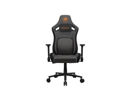COUGAR herní židle DEFENSOR GRAY F (Tkaná látka) - černá/šedá