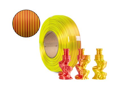 Filament Spectrum ReFill PLA Magic SILK 1.75mm SOLAR FLARE 1kg