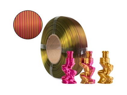 Filament Spectrum ReFill PLA Magic SILK 1.75mm GOLDEN BERRY 1kg