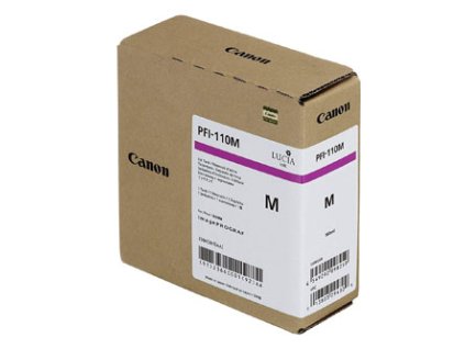 Canon originální ink PFI-110 M, 2366C001, magenta, 160ml