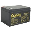 LONG baterie 12V 12Ah F2 DeepCycle (WP12-12E)