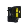 Náhradní páska JetWorld Dymo Rhino Black on Yellow (18052), černá na žluté, 6 mm x 1,5 m