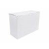 Bílá krabička na tonerové kazety. Rozměry 340x105x130 Délka / šířka / výška