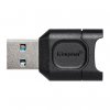 Kingston čtečka USB 3.0 (3.2 Gen 1), MobileLite Plus microSD, microSD, externí, černá, konektor USB A