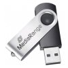 MediaRange USB flash disk, USB 2.0, 32GB, černý, MR911, USB A, swivel