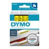 Dymo originální páska do tiskárny štítků, Dymo, 45808, S0720880, černý tisk/žlutý podklad, 7m, 19mm, D1