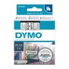 Dymo originální páska do tiskárny štítků, Dymo, 53713, S0720930, černý tisk/bílý podklad, 7m, 24mm, D1