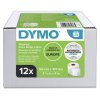 Dymo papírové štítky 101mm x 54mm, bílé, pro přepravu, 12 x 220 ks, S0722420, 12 rolí v balení, cena za balení