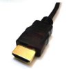 Video kabel micro HDMI samec - HDMI samec, HDMI 1.4 - High Speed with Ethernet, 1m, černá