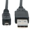 USB kabel (2.0), USB A samec - 8-pin samec, 25947, 1.8m, černý, PANASONIC