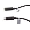 USB kabel (2.0), microUSB samec - microUSB samec, 0.3m, OTG, černý