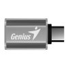 USB redukce, (3.0), USB C samec - USB A samice, černá, Genius USB 3.0, až 5Gbps