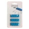 Organizér kabelů, pro 4 kabely, průměr 12mm, 3 kusy v balení
