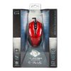 Myš drátová, E-blue Auroza G, červená, optická, 3000DPI