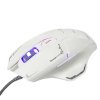 Myš drátová, E-blue Mazer, bílá, optická, 2500DPI