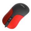 Myš drátová, Marvo DMS002RD, černo-červená, optická, 1200DPI