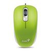 Myš drátová, Genius DX-110, zelená, optická, 1000DPI