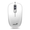 Myš drátová, Genius DX-110, bílá, optická, 1000DPI