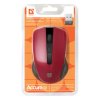 Myš bezdrátová, Defender Accura MM-935, červená, optická, 1600DPI