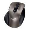Myš bezdrátová, Genius Ergo 9000S, titanová, optická, 2400DPI