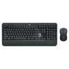 Logitech MK540, sada klávesnice s bezdrátovou optickou myší, AA, US, multimediální, nano přijímač s technologií Logitech Unifying