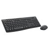 Logitech MK295, sada klávesnice s bezdrátovou optickou myší, AAA, CZ, multimediální, 2.4 [GHz], bezdrátová, šedá, SilentTouch