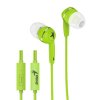 Genius HS-M320, sluchátka, bez ovládání hlasitosti, zelené, špuntová typ 3.5 mm jack