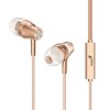 Genius HS-M360, sluchátka, bez ovládání hlasitosti, zlaté, špuntová typ 3.5 mm jack
