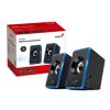 Genius reproduktory SP-U125, 2.0, 3W, modré, regulace hlasitosti, 3,5 mm jack (USB), 150Hz-20kHz