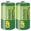 Baterie zinkochloridová, velký monočlánek, D, 1.5V, GP, blistr, 2-pack, Greencell