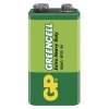 Baterie zinkochloridová, 9V (6F22), 9V, GP, blistr, 1-pack, Greencell