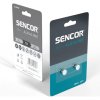 Baterie alkalická, LR44, 1.5V, Sencor, blistr, 2-pack
