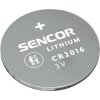 Baterie lithiové, CR2016, 3V, Sencor, blistr, 1-pack
