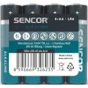 Baterie alkalická, AA, 1.5V, Sencor, folie, 4-pack