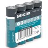 Baterie alkalická, AA, 1.5V, Sencor, folie, 4-pack