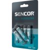 Baterie alkalická, AAA, 1.5V, Sencor, blistr, 6-pack