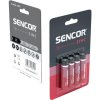 Baterie zinkouhlíková, AAA, 1.5V, Sencor, blistr, 4-pack