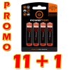 Baterie alkalická, AAA, 1.5V, Powerton, box, 12x4-pack, PROMO výhodné balení