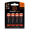 Baterie alkalická, AA, 1.5V, Powerton, box, 10x4-pack, PROMO výhodné balení
