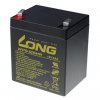 Long olověný akumulátor HighRate F2 pro UPS, EZS, EPS, 12V, 5Ah, PBLO-12V005-F2AH