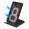 Bezdrátová nabíječka, pro mobilní telefon, černá, 5/9V, 10W, Qi