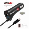 Adaptér do auta SWISSTEN 12W, 1 port, USB-A, kabel USB-C